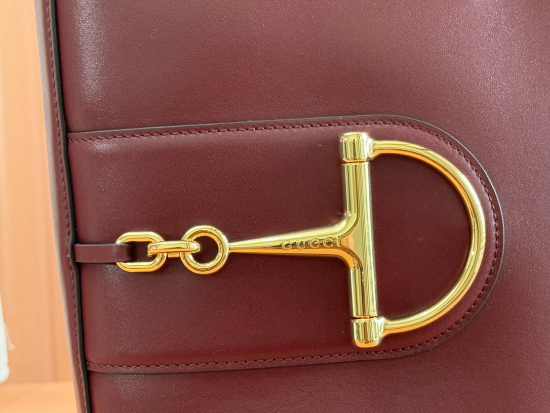 Gucci 73 Mini 27.5cm Bucket Bag Rosso Ancora red Smooth Leather 244435 mysite