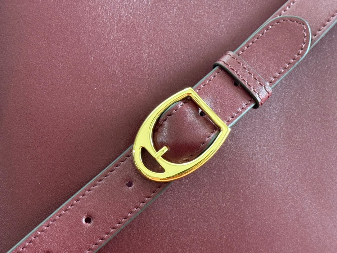 Gucci 73 Mini 27.5cm Bucket Bag Rosso Ancora red Smooth Leather 244435 mysite