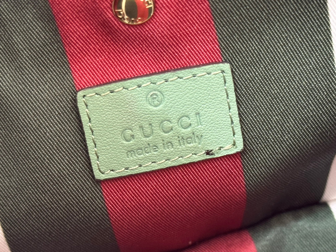 Gucci Ophidia 20.5cm Bag Green Canvas 244363 mysite