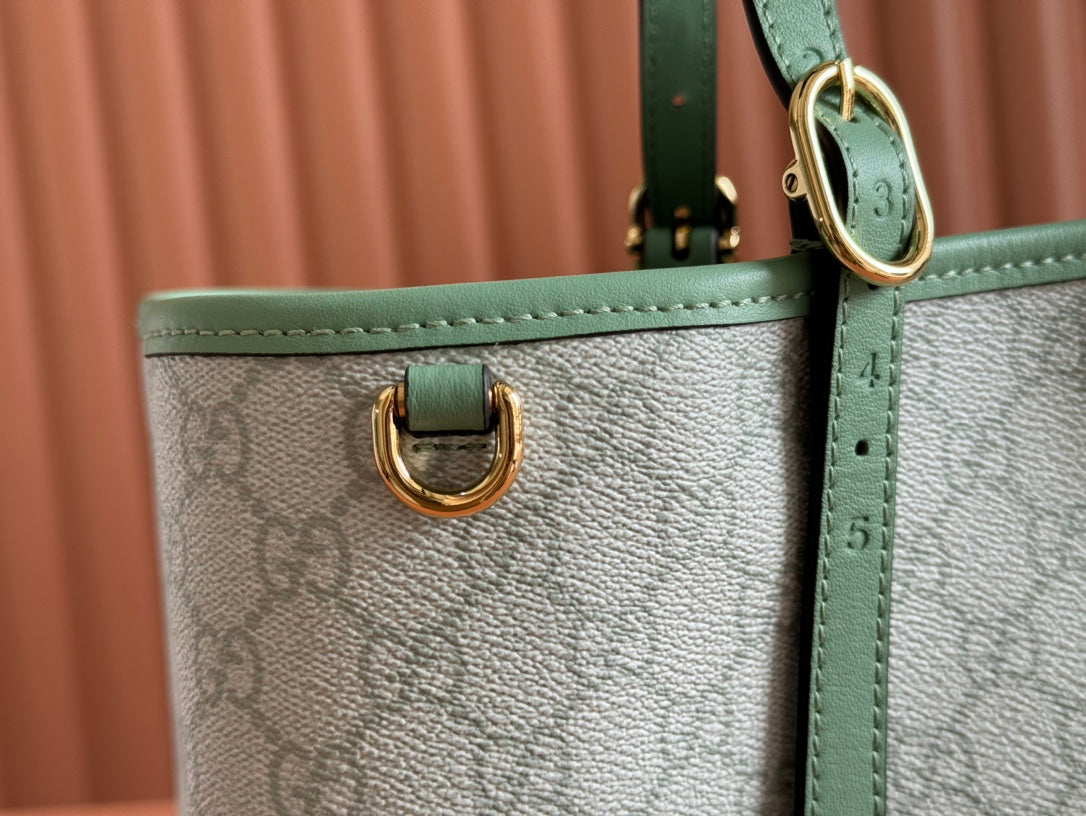 Gucci Ophidia 38cm Bag Green Canvas 244367 mysite