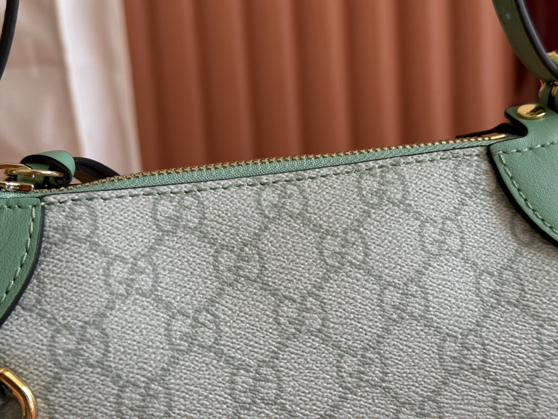 Gucci Ophidia 24.5cm Bag Green Canvas 244369 mysite