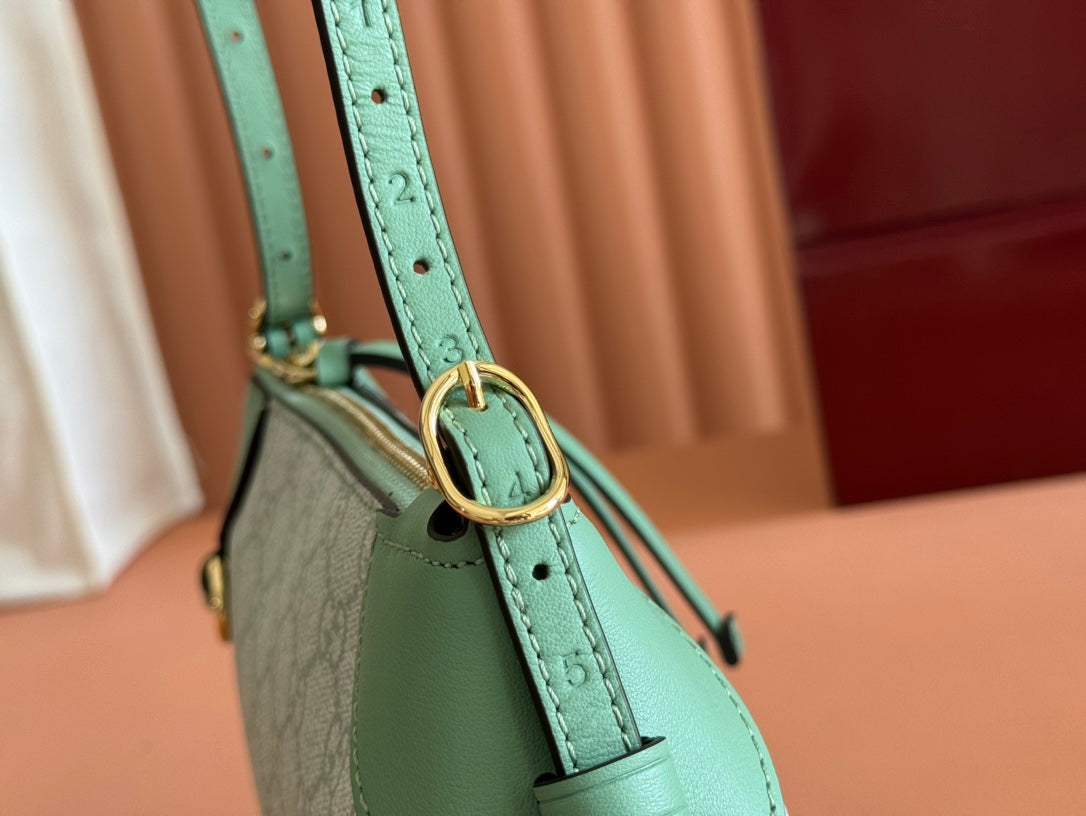Gucci Ophidia 24.5cm Bag Green Canvas 244369 mysite