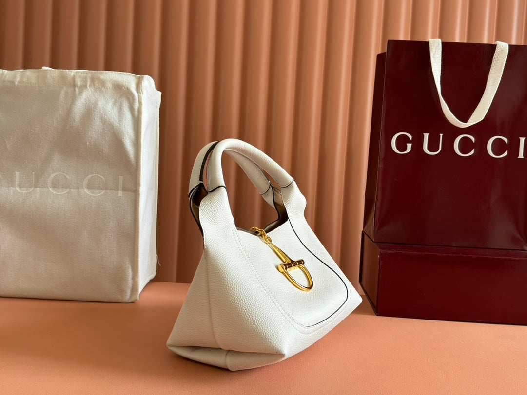 Gucci Solfbit 27.5 Bag White Calfskin 244323 mysite