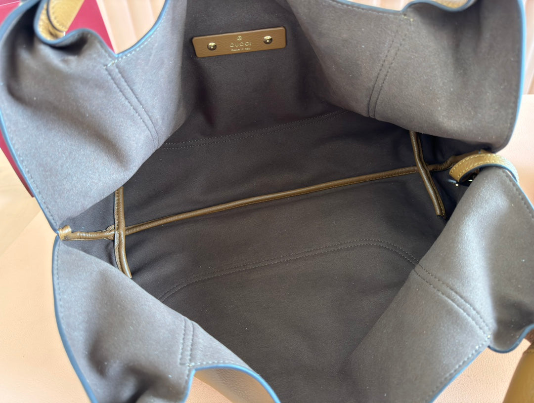 Gucci Softbit Shoulder Bag Brown Calfskin 248330 mysite