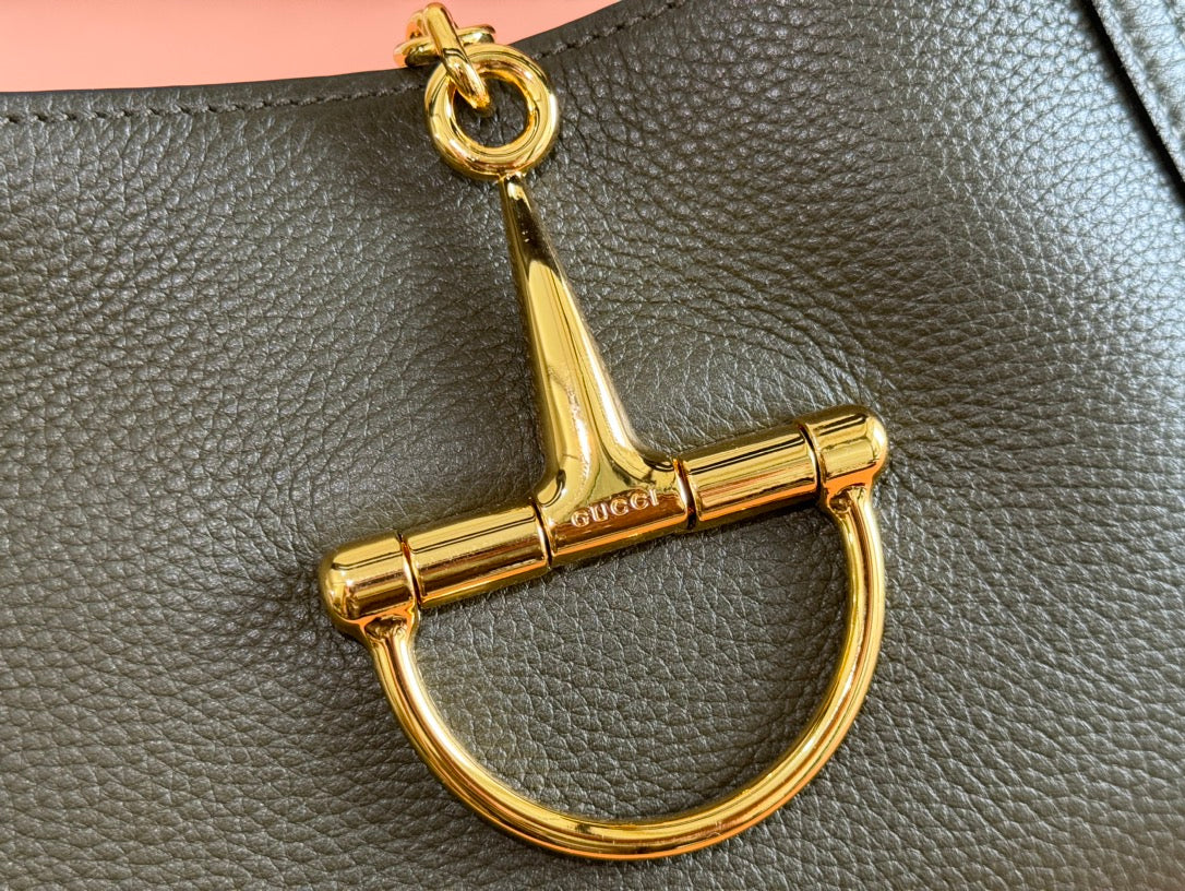 Gucci Softbit Shoulder Bag Green Calfskin mysite