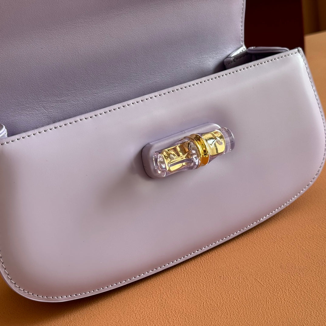 Gucci Bamboo Diva Bag Lilac Leather 251026 mysite