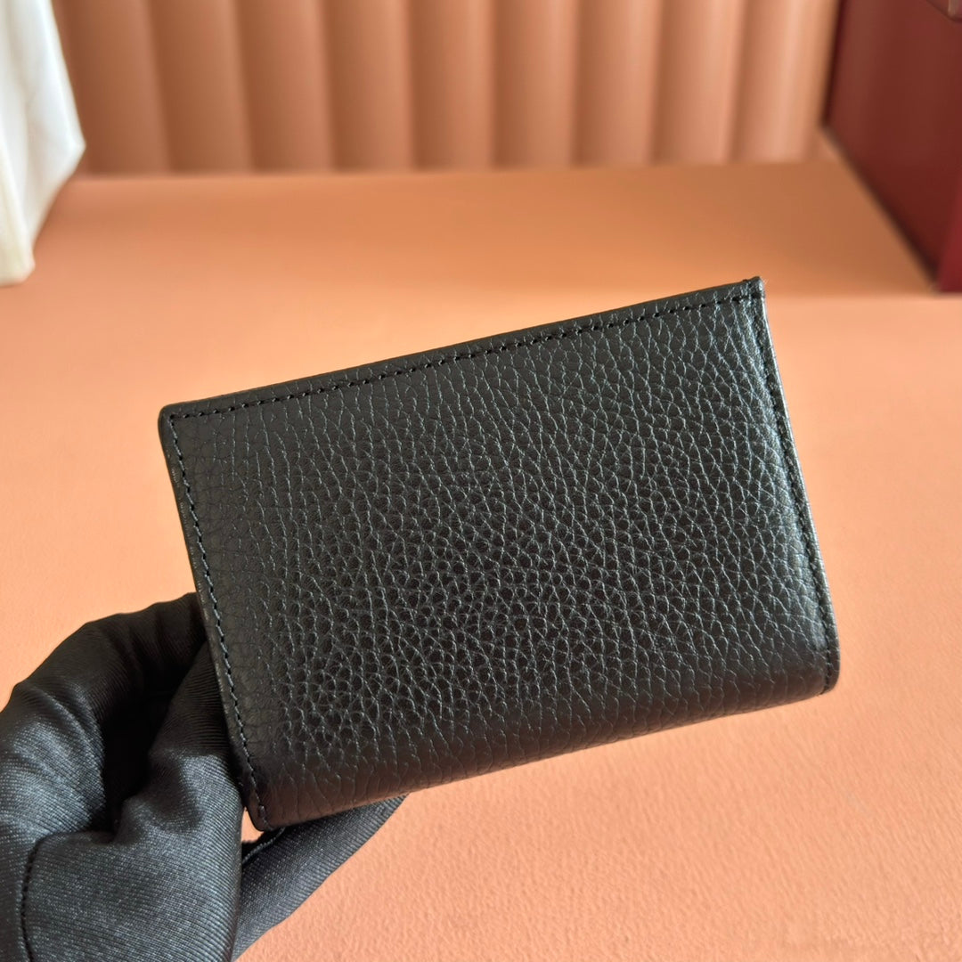 Gucci Marmont Wallet Black Leather 255302 mysite