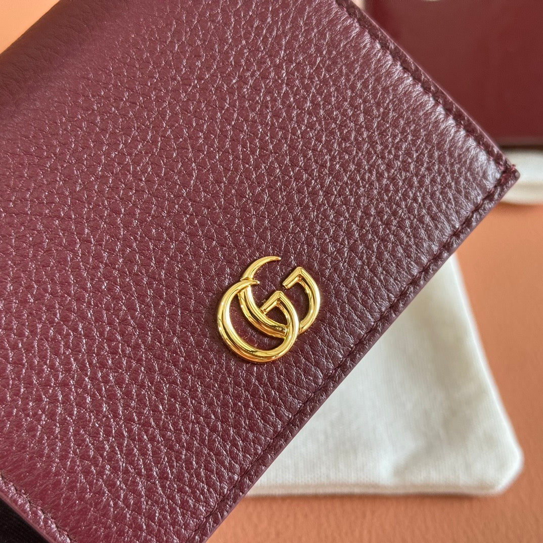 Gucci Marmont Wallet Rosso Ancora Red Leather 255228 mysite