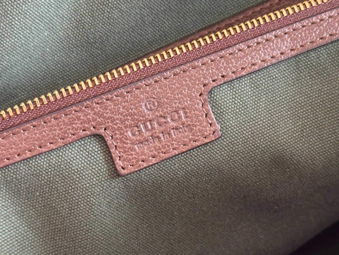 Gucci Ophidia 31cm Bag Ebony Brown Canvas 255280 mysite