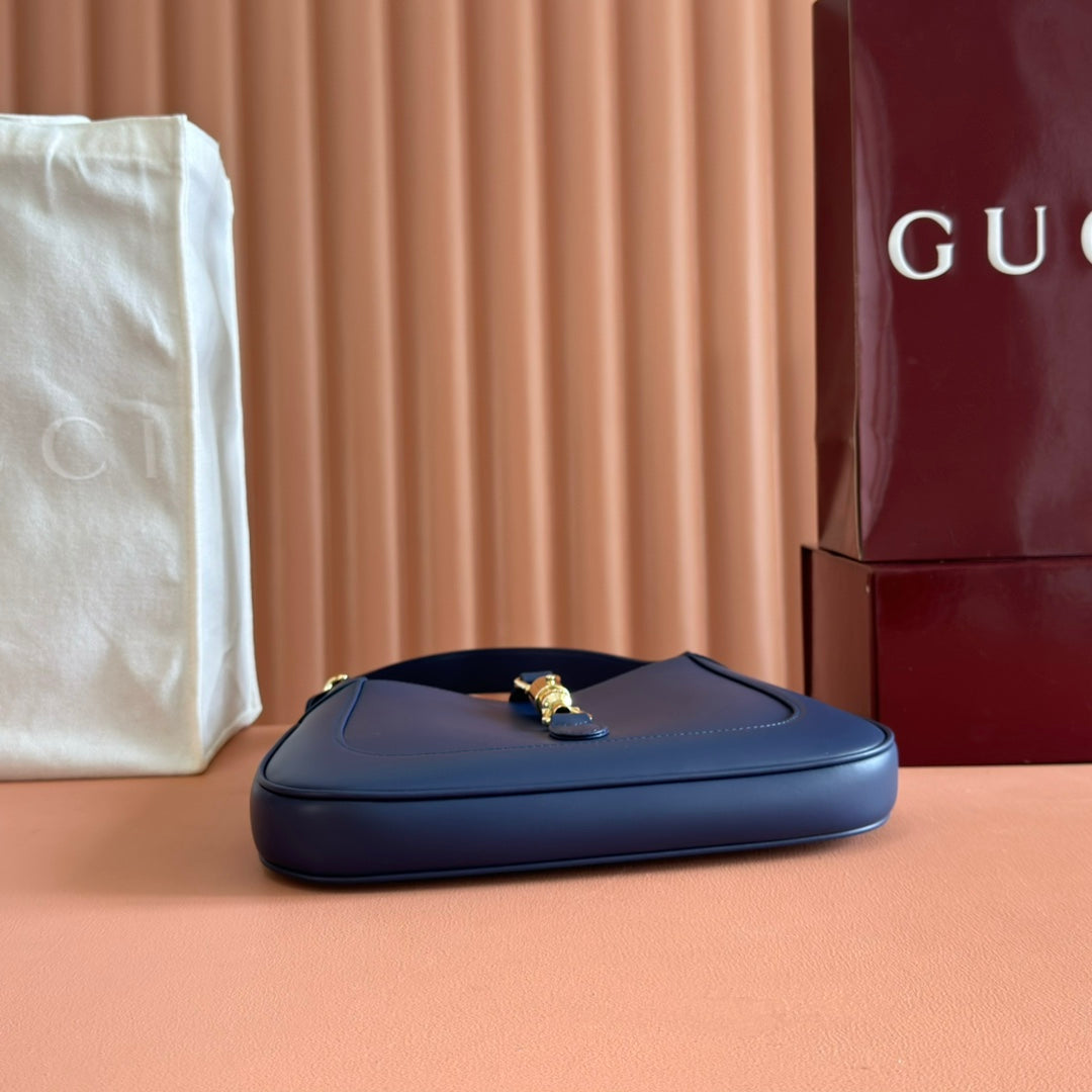 Gucci Jackie Bag Blue Leather 255029 mysite