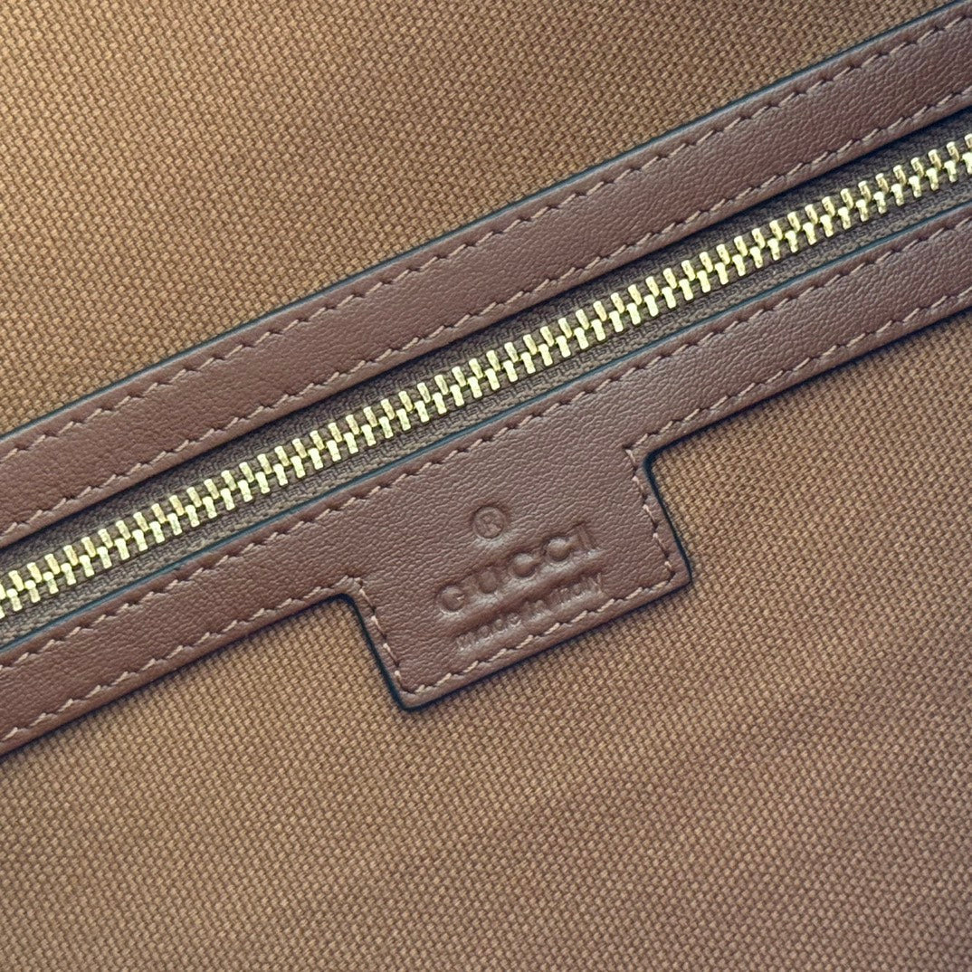 GG Beatrix Large Tote Bag Brown Smooth Leather GHW 272136 mysite