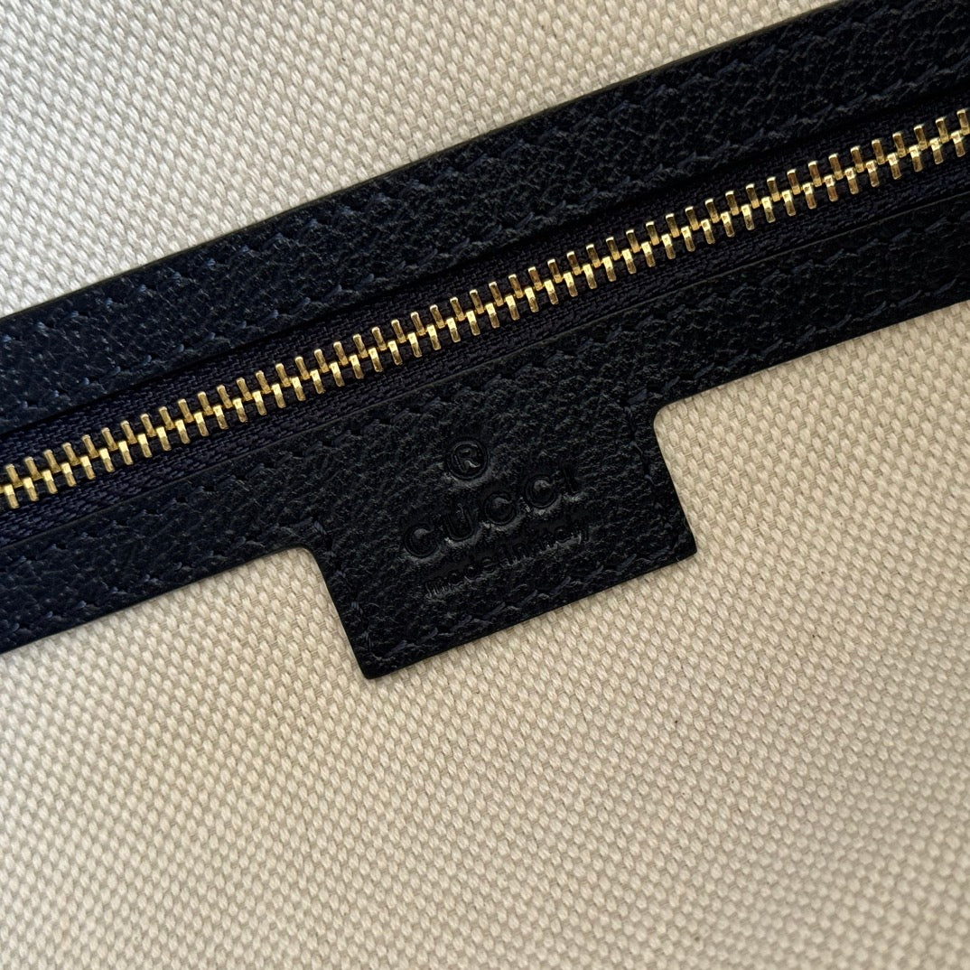 GG Beatrix Large Tote Bag  Beige & Dark Blue GG Monogram Fabric Monogram Fabric mysite