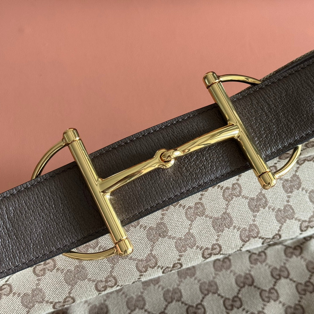 GG Beatrix Large Tote Bag  Beige & Dark Brown GG Monogram Fabric 272142 mysite