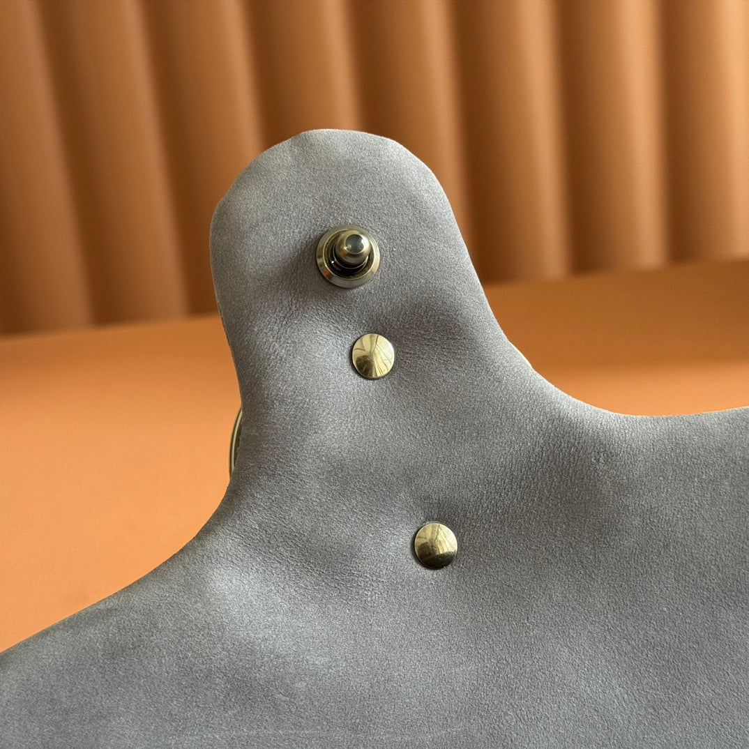 GG Marmont Shoulder Bag Dusty Blue Suede 272093 mysite