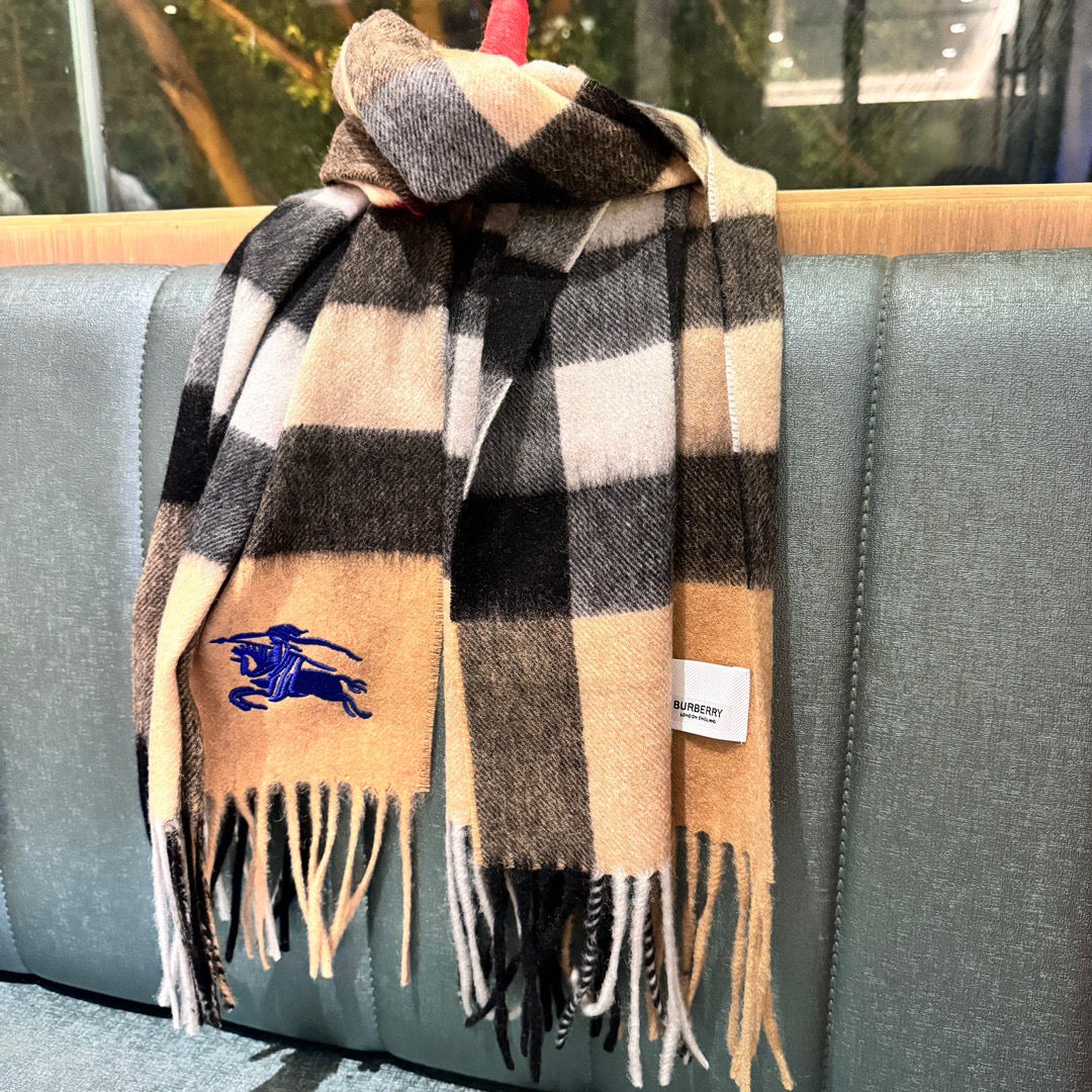 SCARF 180 CM IN COLORFUL CASHMERE 410339 mysite