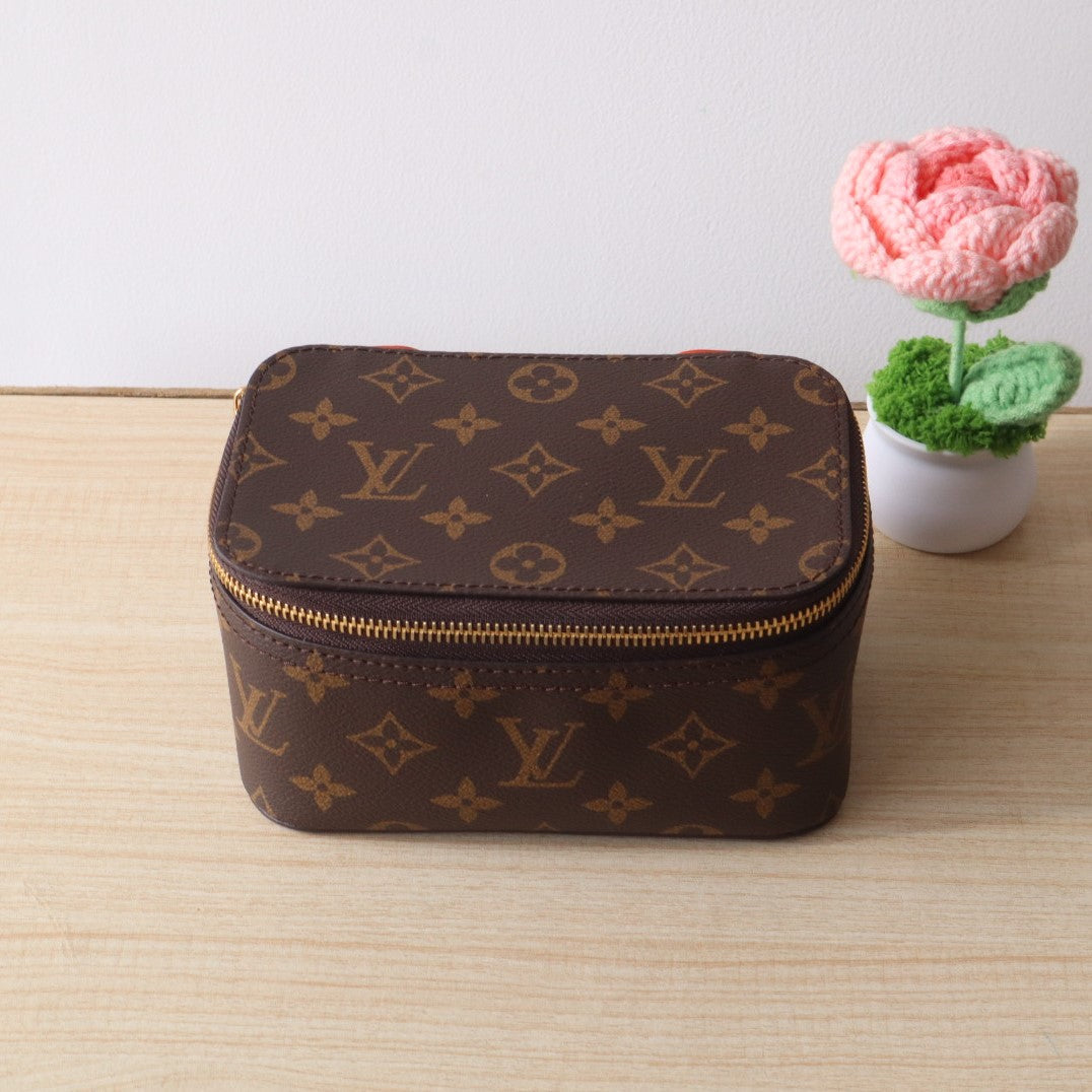 LV M43689 Packing Cube PM Brown Monogram Canvas & Cowhide mysite