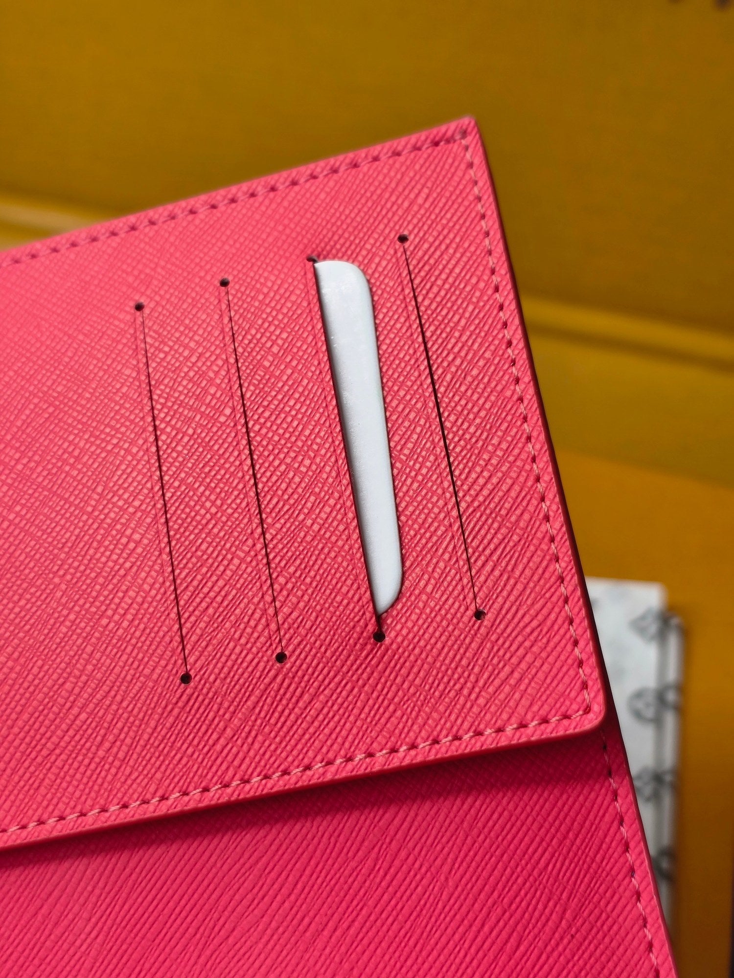 LV M14770 Passport Cover Blue Red Monogram Glow Canvas & Cowhide mysite