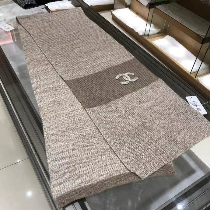 CC Scarf 200 CM In Brown Cashmere 416774 mysite