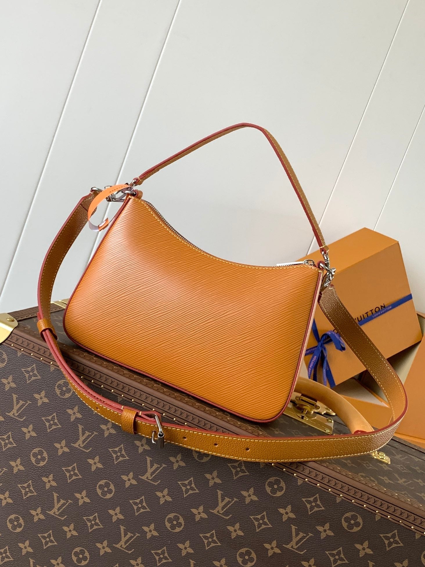 LV Marelle 25cm Caramel Epi Grain Cowhide Metal HW mysite