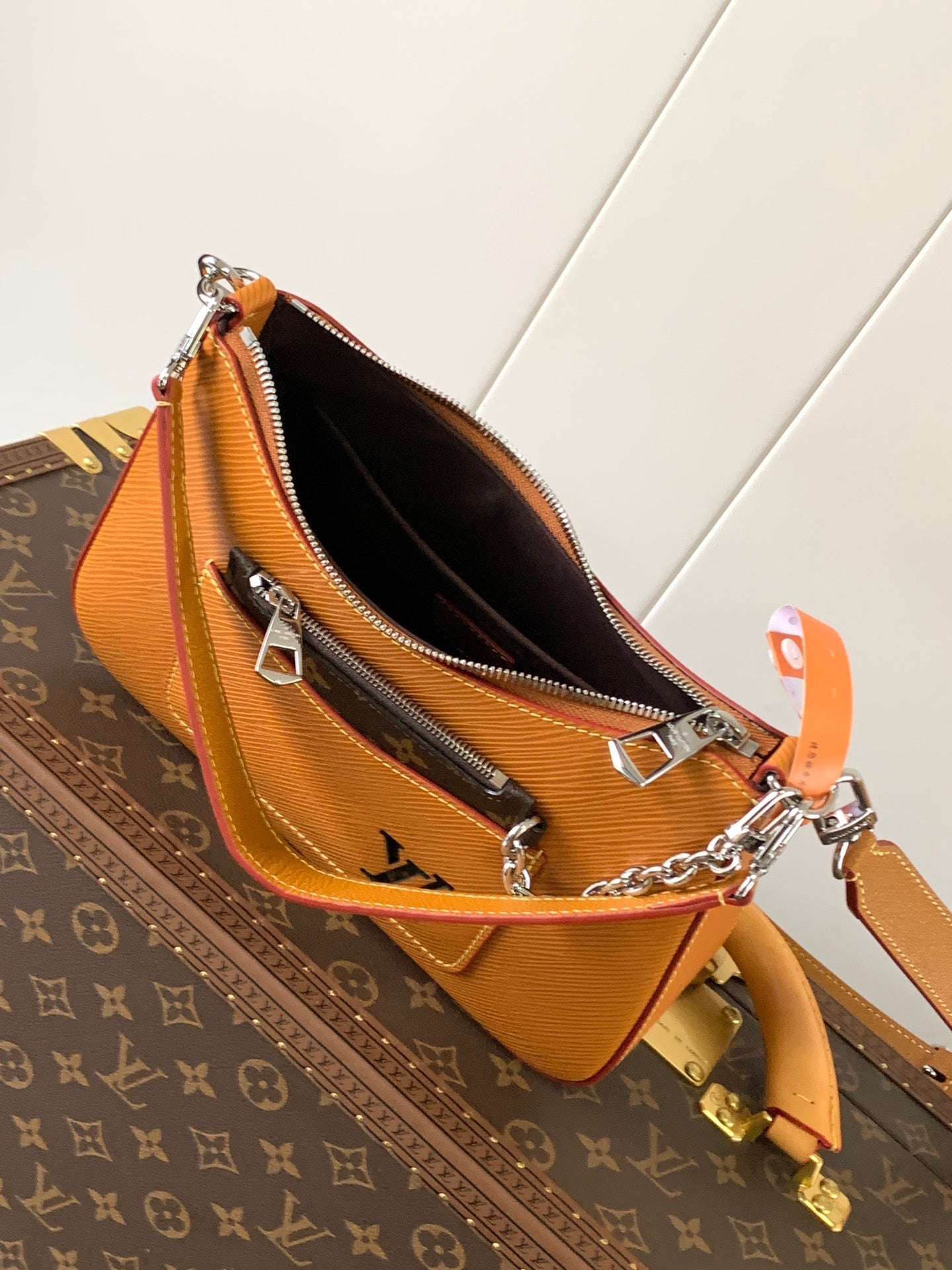 LV Marelle 25cm Caramel Epi Grain Cowhide Metal HW mysite
