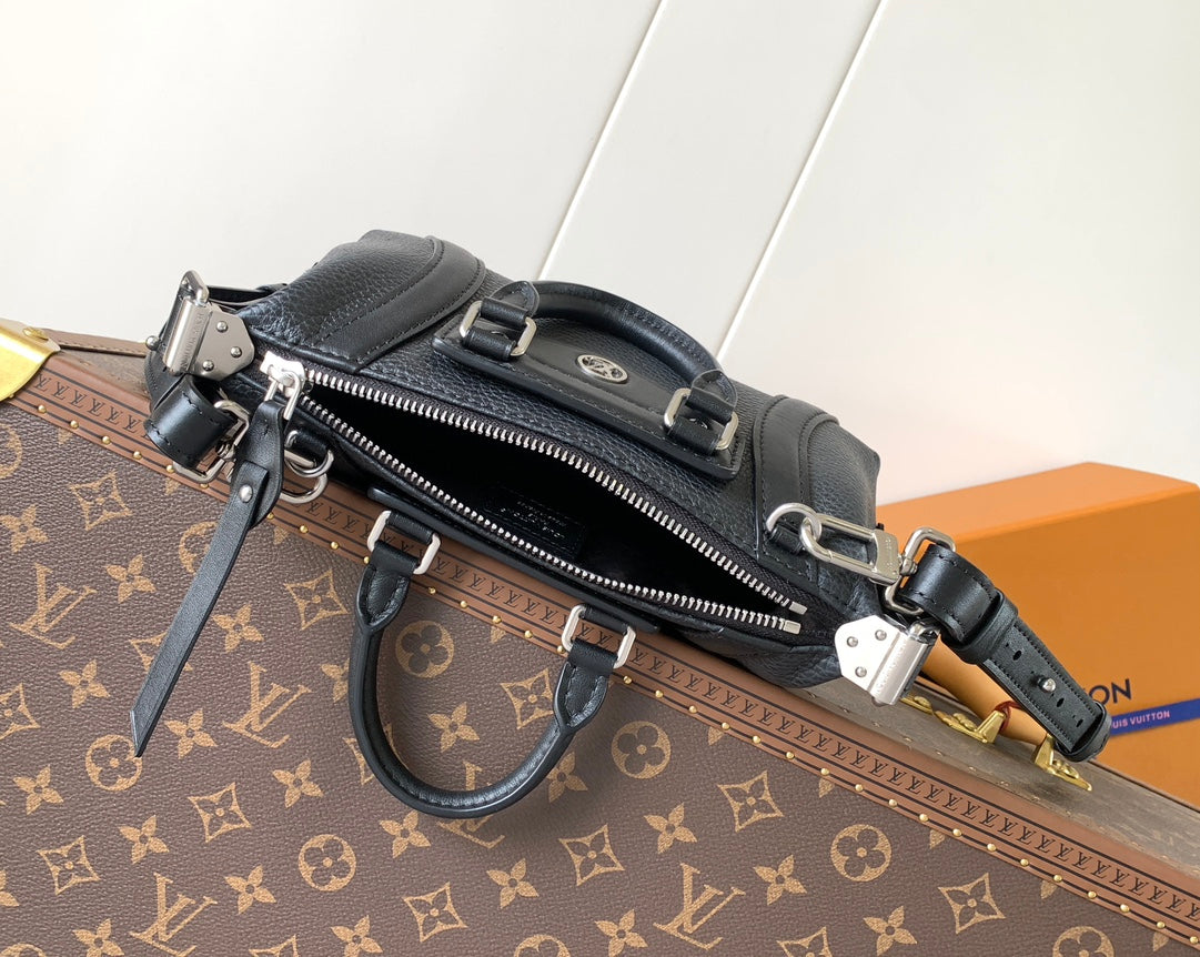 LV Nano LV Biker 23cm Black Sheepskin & Cowhide Metal mysite