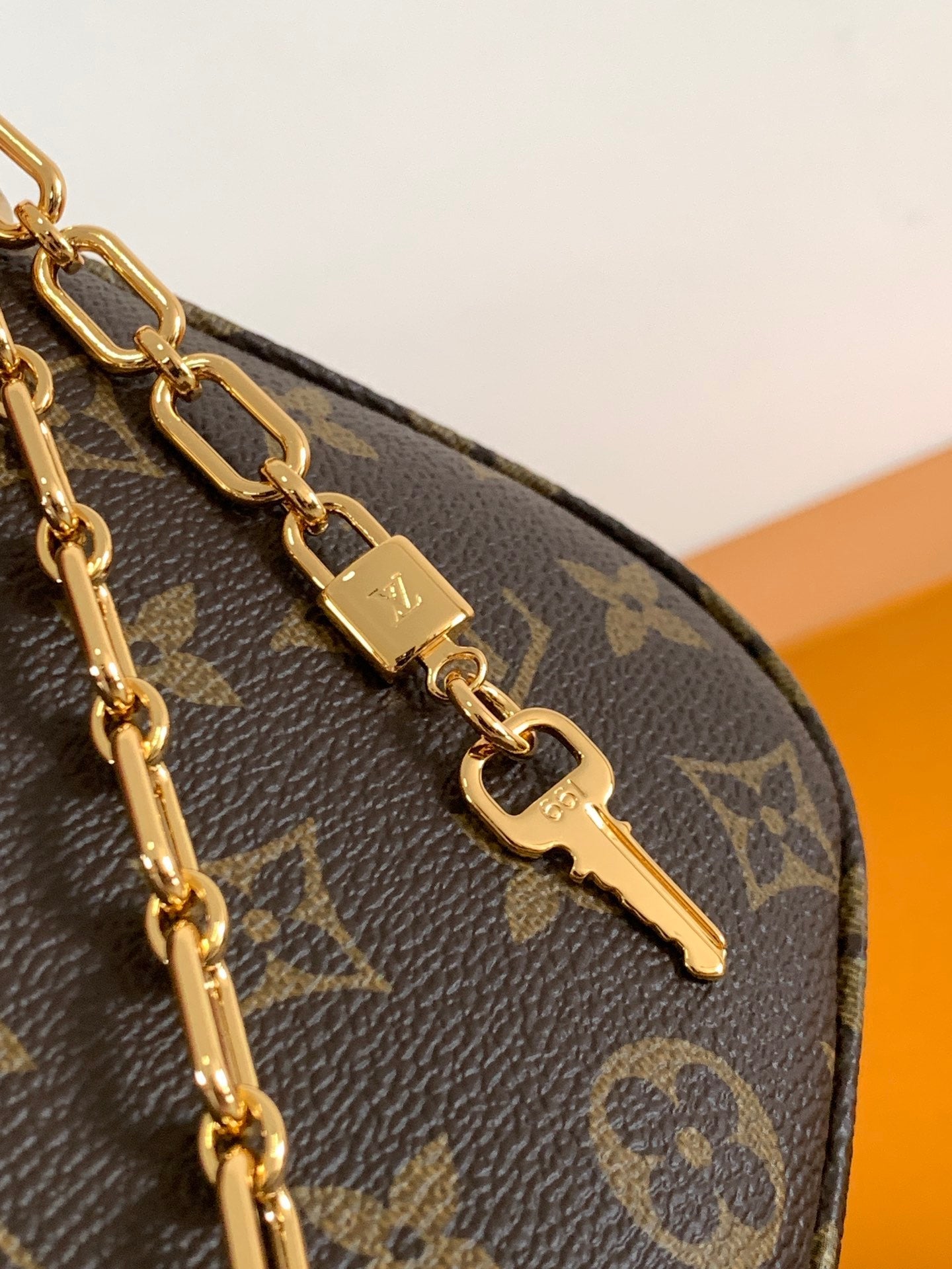 LV Catchy PM 24cm Brown Monogram Canvas & Cowhide mysite