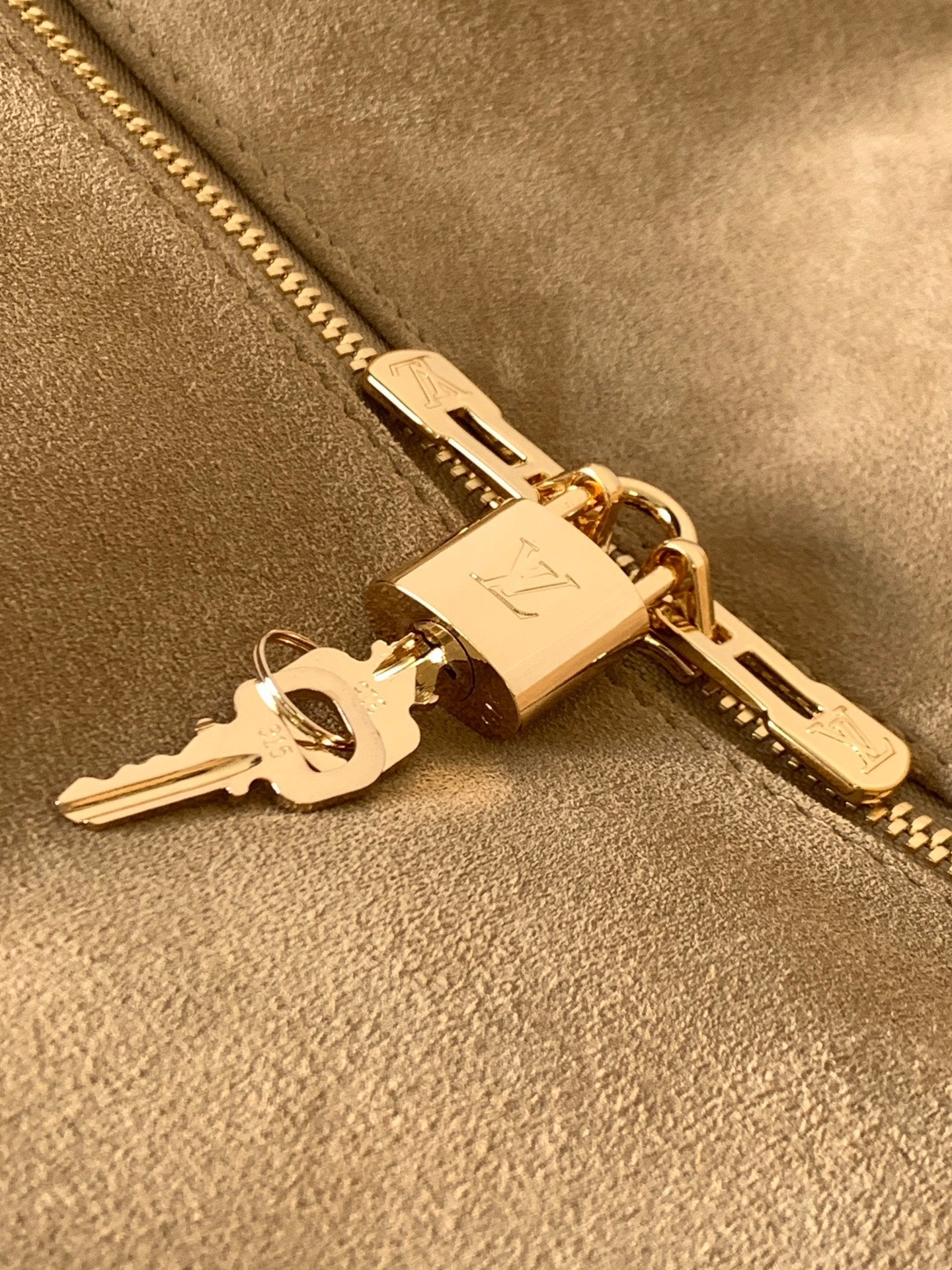 LV M26451 Express Travel 45cm Khaki Suede GHW mysite