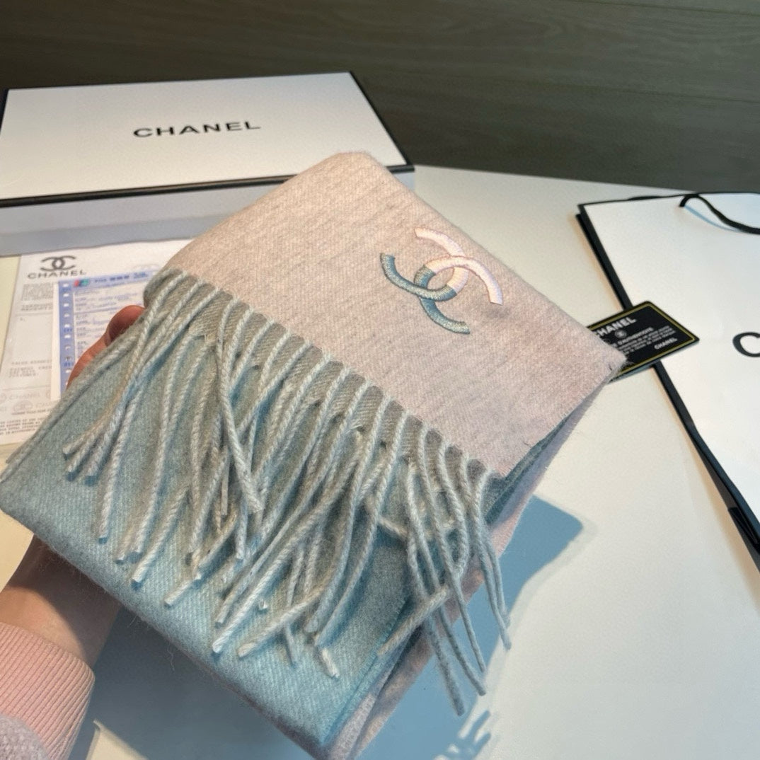 SCARF 180 CM IN COLORFUL CASHMERE 387916 mysite
