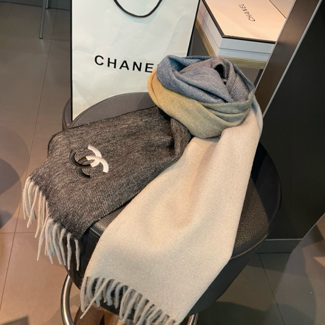 SCARF 180 CM IN COLORFUL CASHMERE 387917 mysite