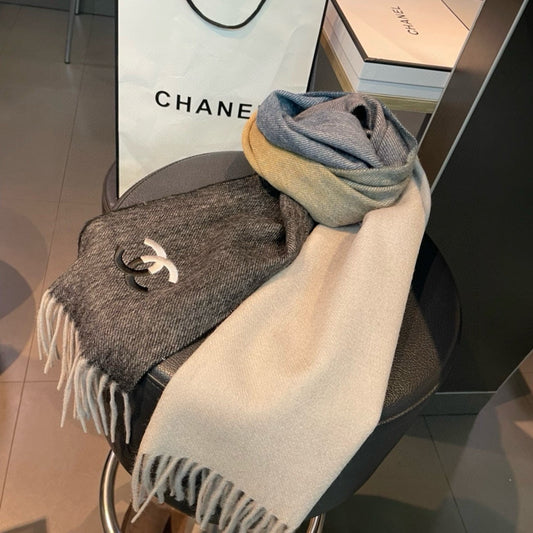SCARF 180 CM IN COLORFUL CASHMERE 387917 mysite