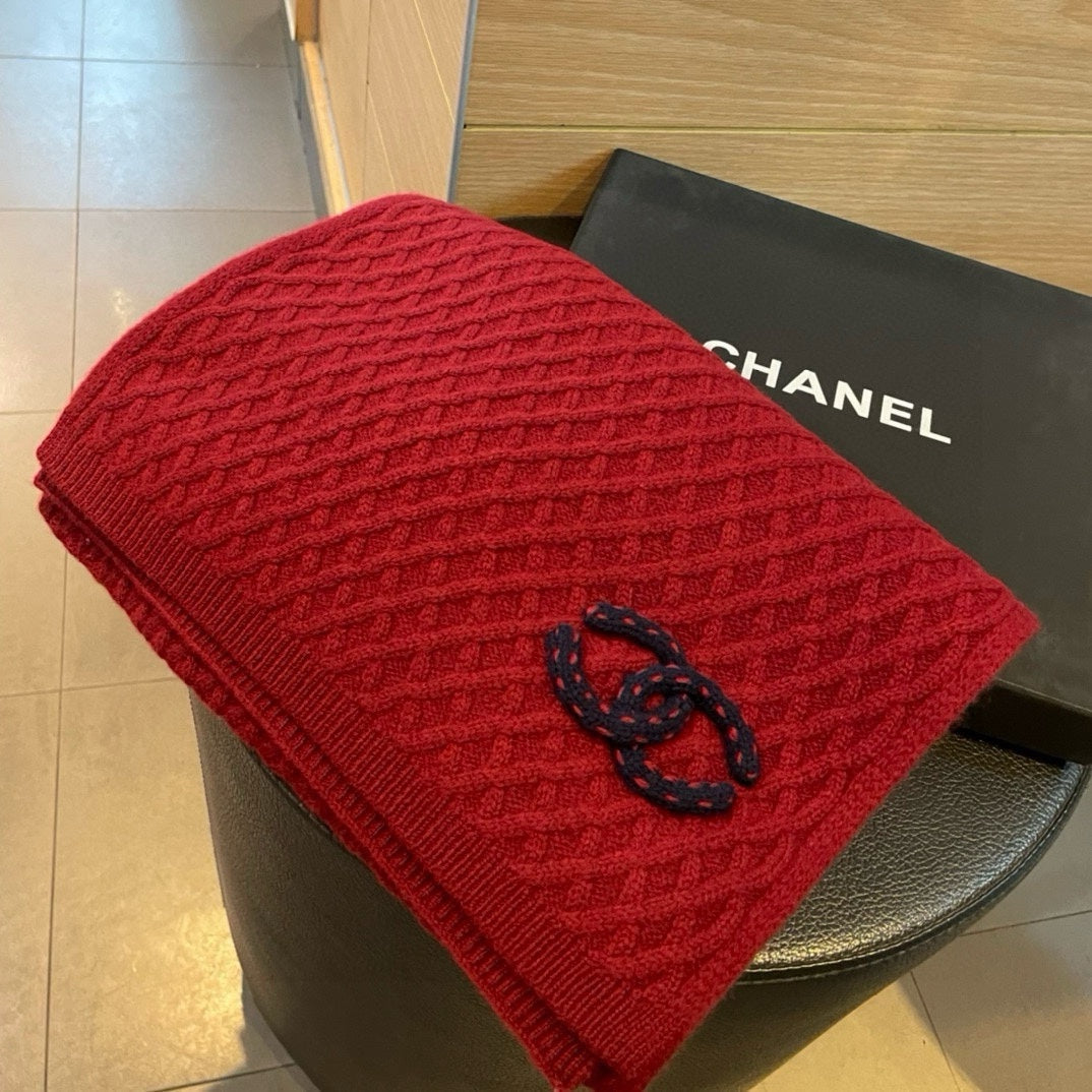 SCARF 170 CM IN CHERRY RED CASHMERE 401992 mysite