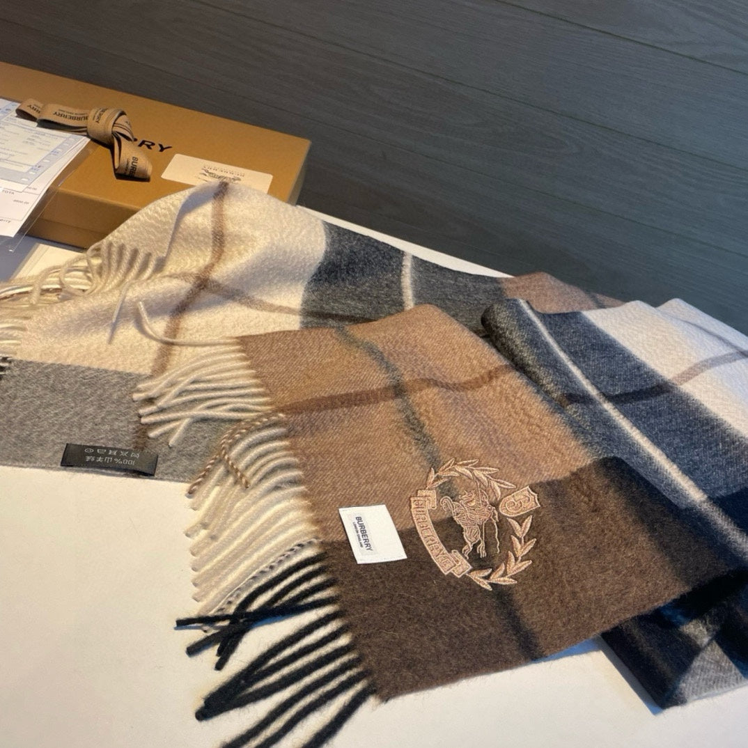 SCARF 180 CM IN COLORFUL CASHMERE 408585 mysite