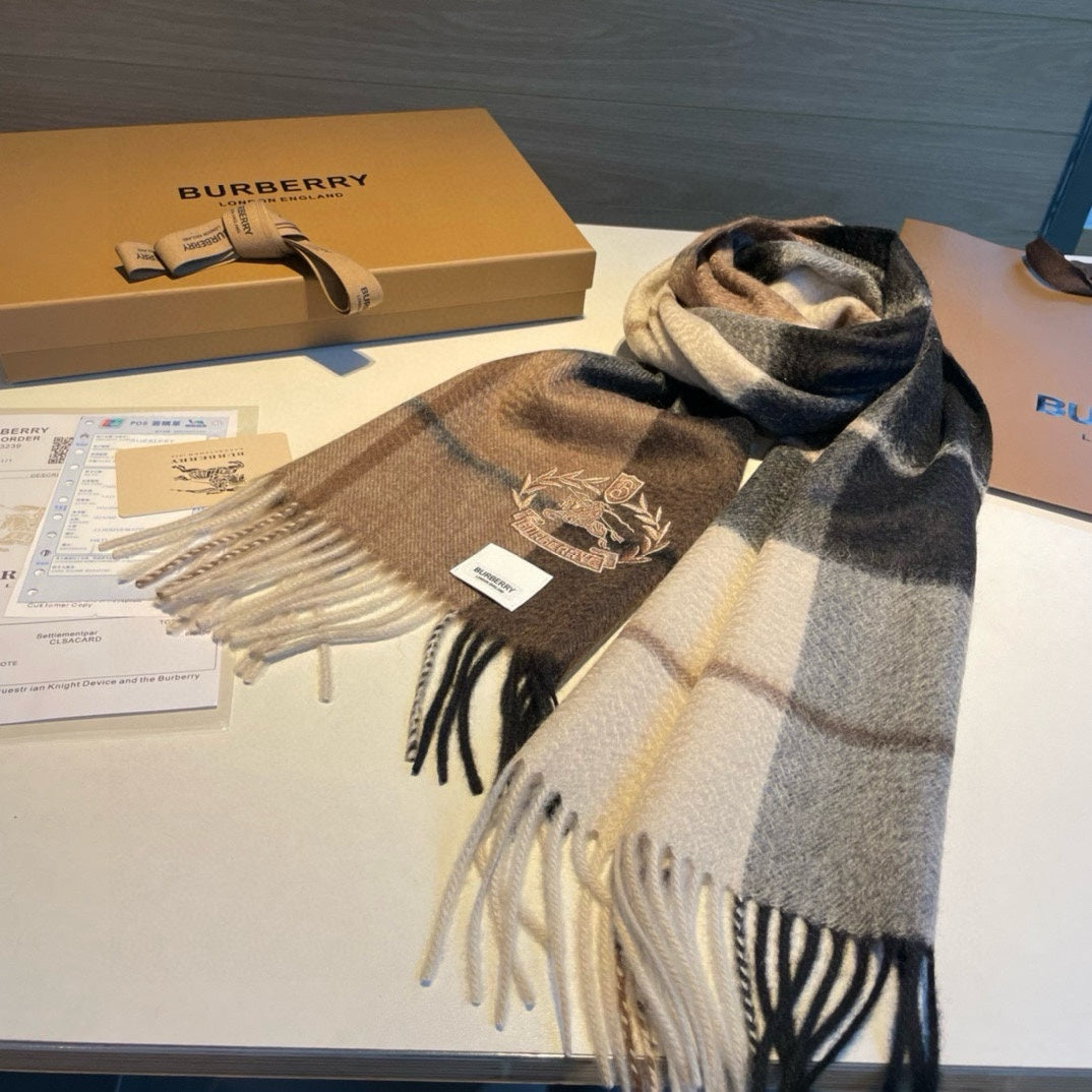 SCARF 180 CM IN COLORFUL CASHMERE 408585 mysite