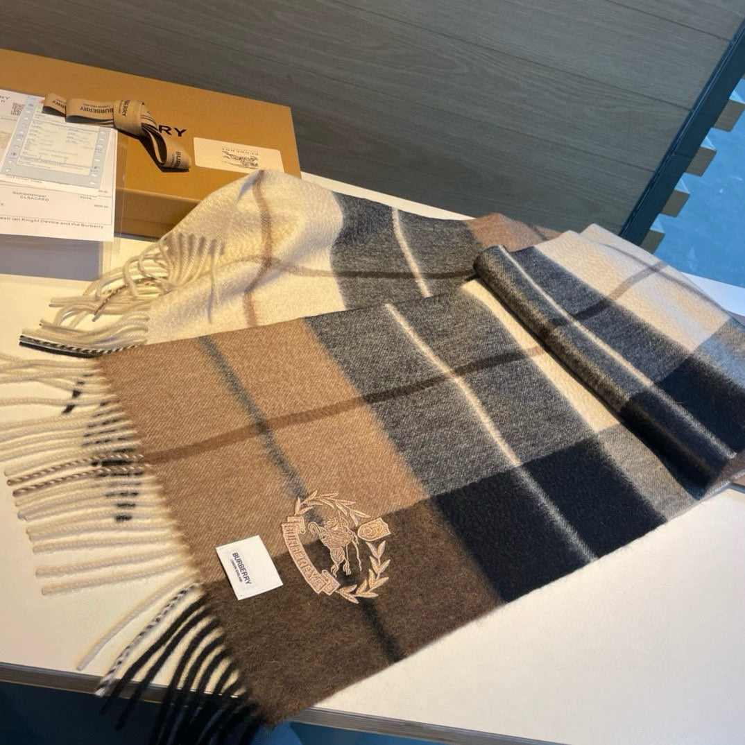 SCARF 180 CM IN COLORFUL CASHMERE 408585 mysite