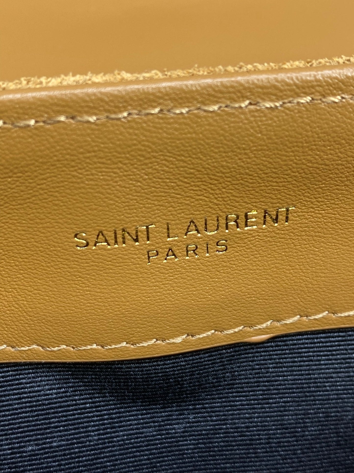 LOULOU SMALL 25 IN PEANUT BROWN SUEDE COPPER HARDWARE mysite