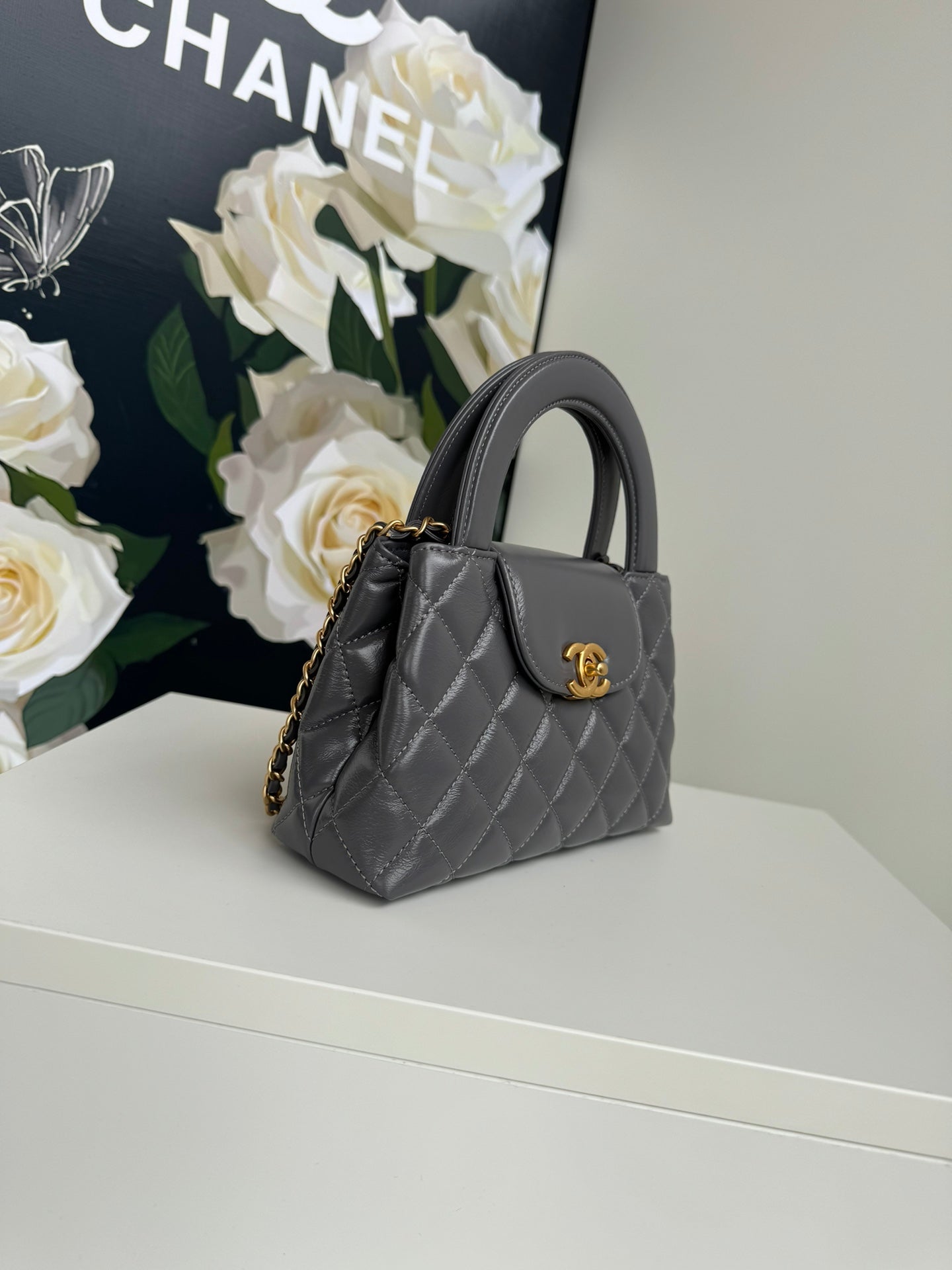 cc 24a nano 19cm kelly shopper bag smoke gray lambskin mysite