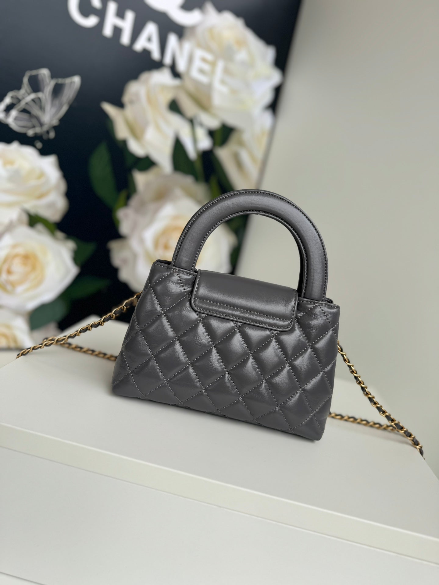 cc 24a nano 19cm kelly shopper bag smoke gray lambskin mysite