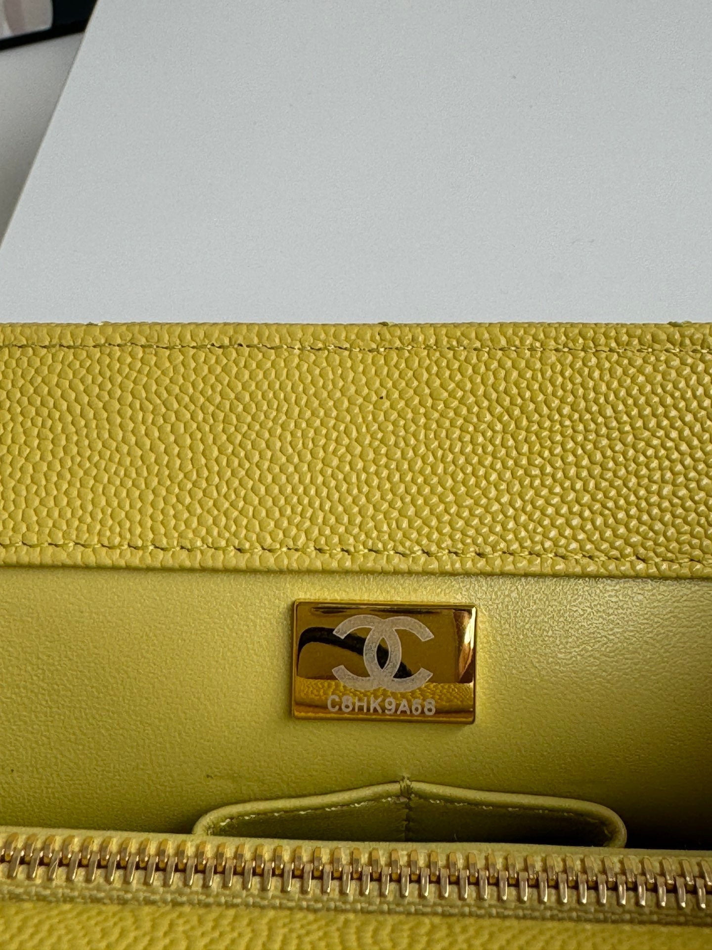 coco handle medium 29cm yellow quilted caviar leather gold hardware mysite