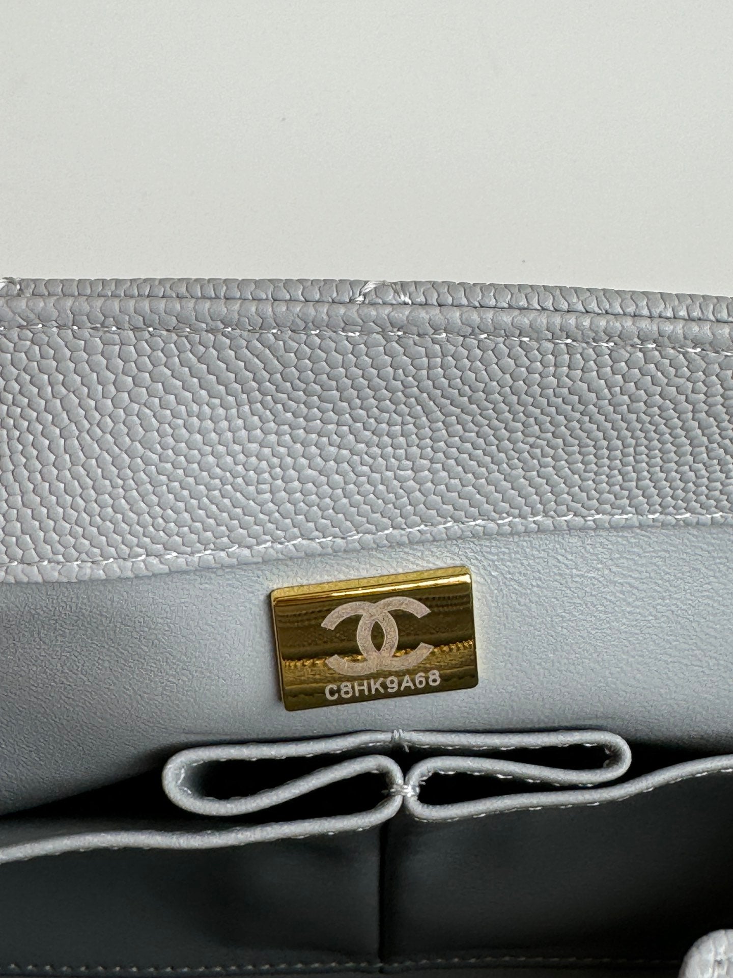 coco handle medium 29cm grey quilted caviar leather gold hardware mysite