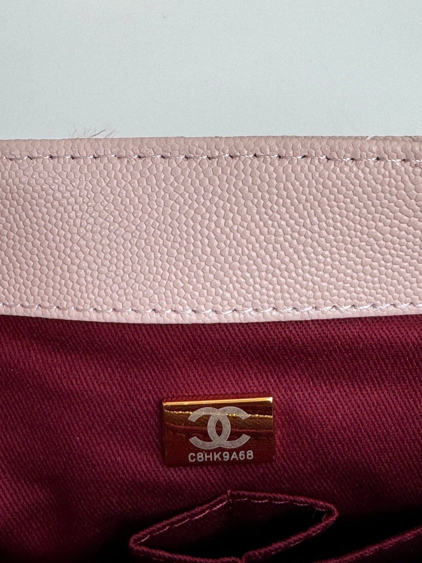 coco handle flap bag 24cm pastel pink quilted caviar leather mysite