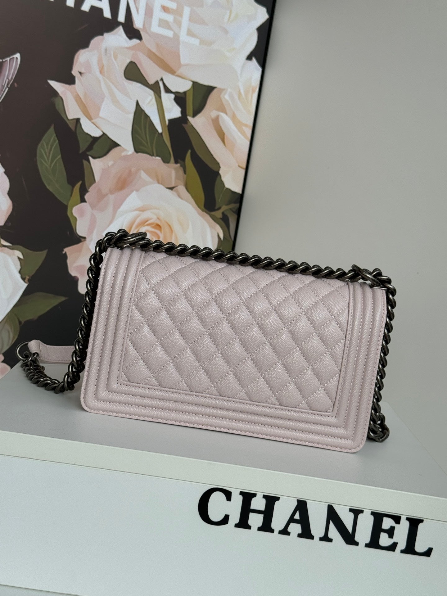BOY BAG MEDIUM 25 IN PINK NUDE CALFSKIN mysite