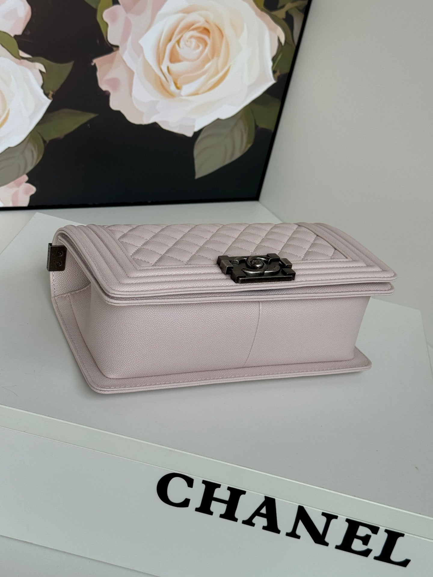 BOY BAG MEDIUM 25 IN PINK NUDE CALFSKIN mysite