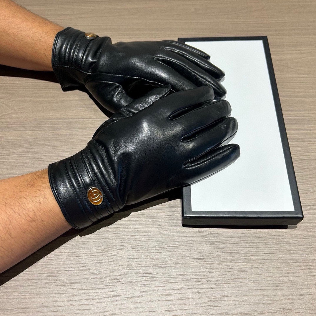 TOUCHSCREEN GLOVES IN BLACK LAMBSKIN 435967 mysite