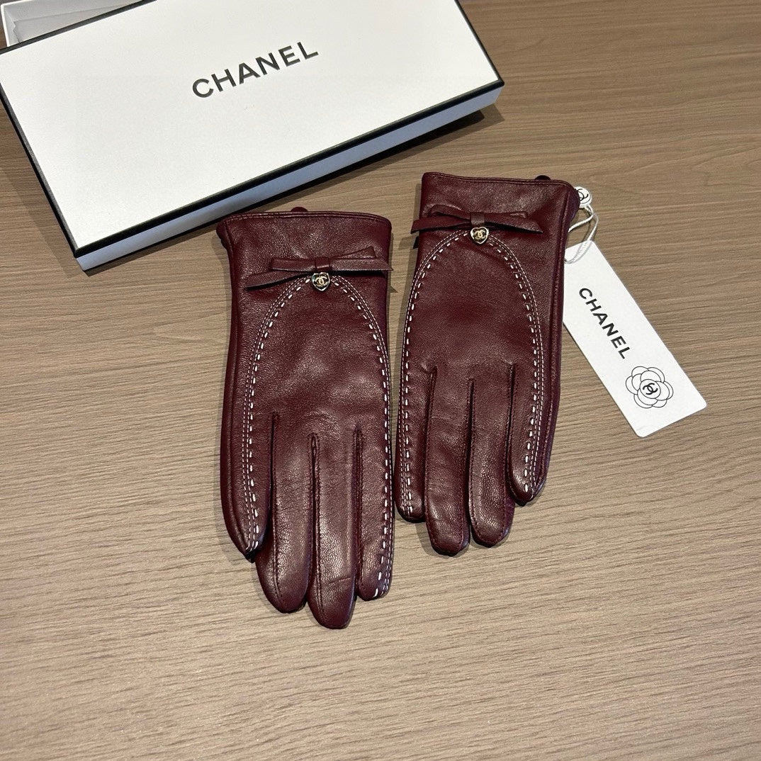 GLOVES IN SANGRIA RED LAMBSKIN 456335 mysite