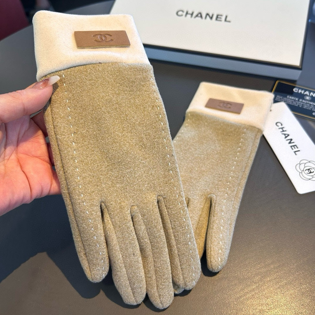 GLOVES IN TORTILLA BROWN WOOL 462255 mysite