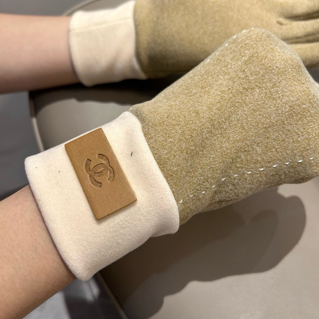 GLOVES IN TORTILLA BROWN WOOL 462255 mysite