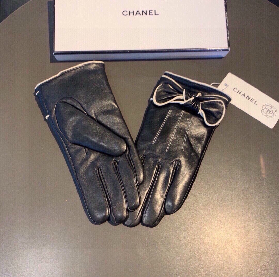 GLOVES IN BLACK LAMBSKIN 462262 mysite