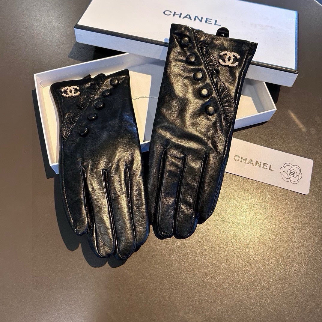 GLOVES IN BLACK LAMBSKIN 466772 mysite