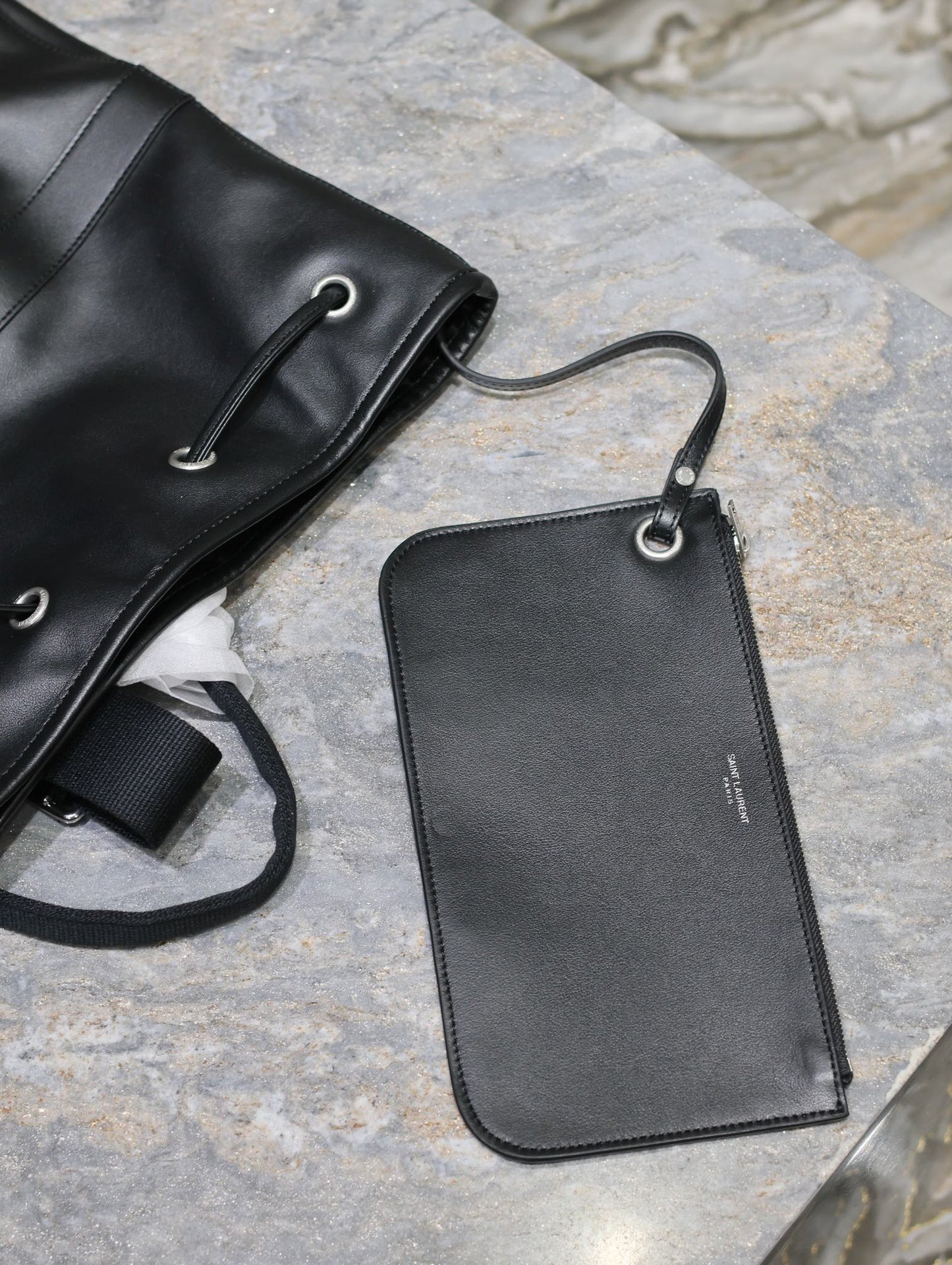RIVE GAUCHE BACKPACK 49 IN BLACK CALFSKIN mysite