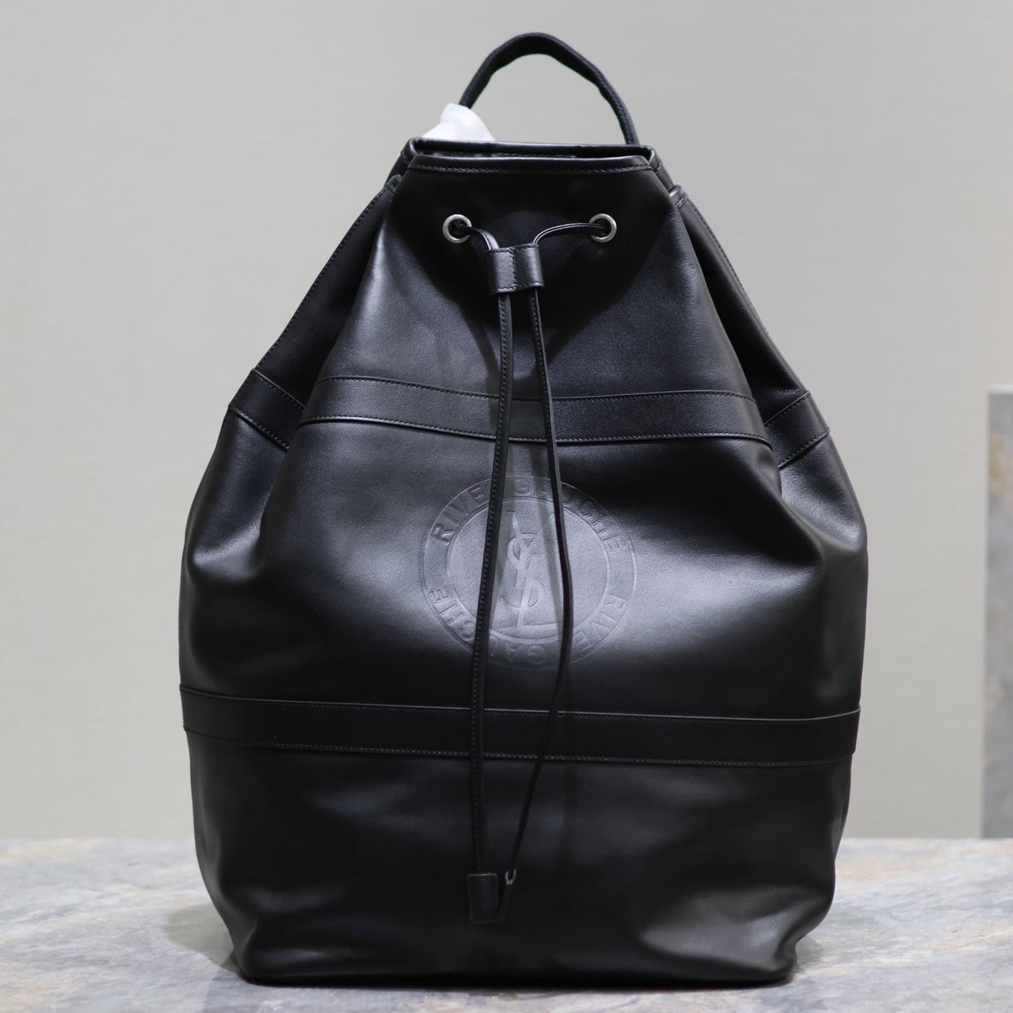 RIVE GAUCHE BACKPACK 49 IN BLACK CALFSKIN mysite